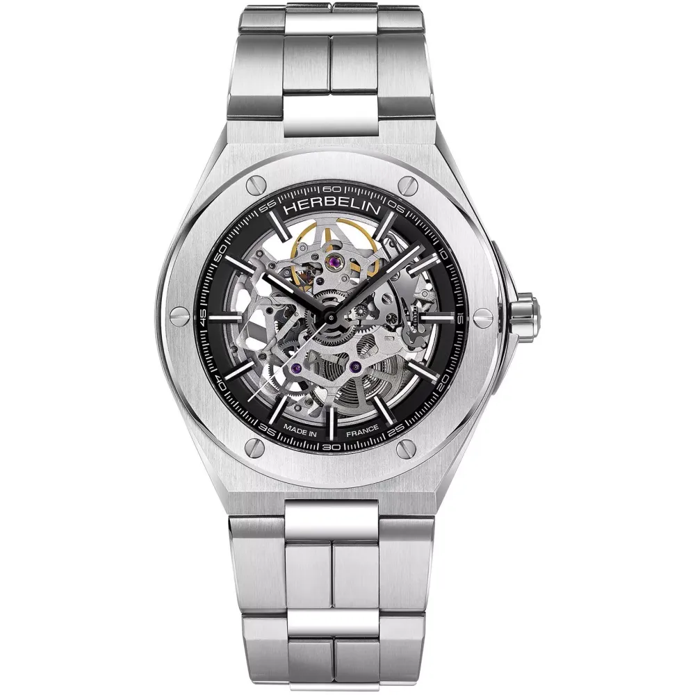 Photo montrant l'intégralité de la Montre Herbelin Cap Camarat – Skeleton – Automatique – Édition Limitée