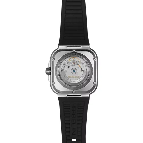 Photo Montrant l’Intégralité de la Montre Montre Herbelin Cap Camarat – Automatique Carrée – Acier & Noir