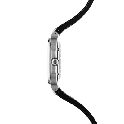 Vue Profil de la Montre Montre Herbelin Cap Camarat – Square Squelette Automatique – Noir