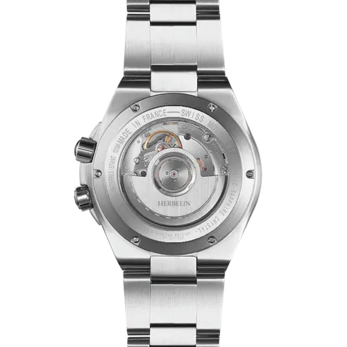 Photo Montrant l’Intégralité de la Montre Montre Herbelin Cap Camarat – GMT – Acier