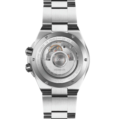 Vue de Dos de la Montre Montre Herbelin Cap Camarat – GMT – Acier