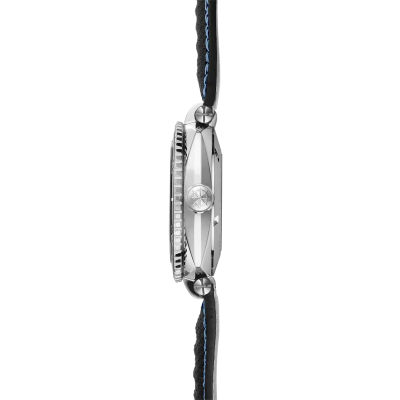 Vue Profil de la Montre Montre Herbelin Newport – Diver Automatique – Rehaut Bleu
