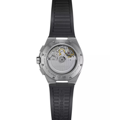 Vue de dos de la montre Cap Camarat – Chronographe Automatique – Noir & Acier