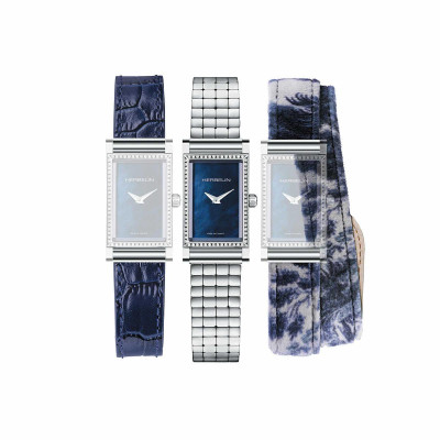 Vue Complète de la Montre Herbelin Coffret Antarès Diamants