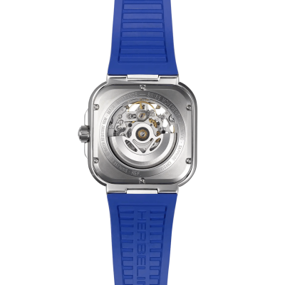 Vue de dos de la montre Cap Camarat – Squelette Automatique Carré – Édition Limitée