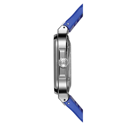 Vue profil de la montre Cap Camarat – Squelette Automatique Carré – Édition Limitée