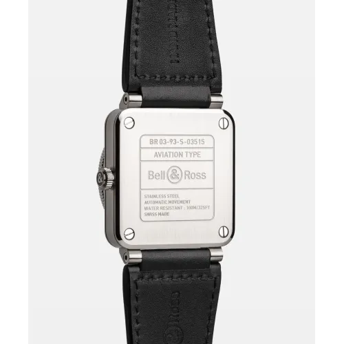 Photo montrant l'intégralité de la montre MONTRE BELL & ROSS BR-03 GMT Black