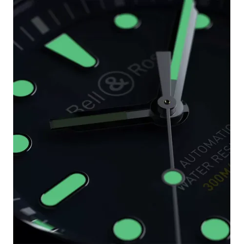 Vue complète de la Montre Bell & Ross BR-03 Diver Blue Steel