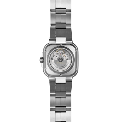 Vue de dos de la montre Cap Camarat – Square Automatique – Vert & Acier