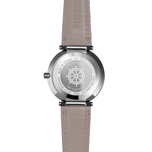 Photo montrant l'intégralité de la montre Newport – Slim – Bleu & Anthracite