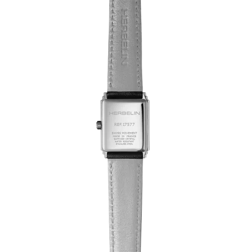 Photo montrant l'intégralité de la Montre Herbelin Art Déco – 1925’s – Acier & Diamants