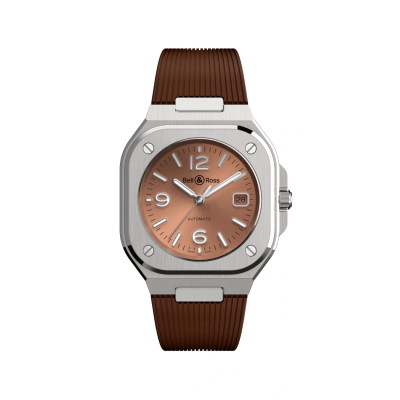 Image capturant l’ensemble de la montre Montre Bell & Ross BR-05 Copper Brown Steel