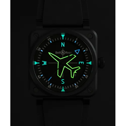 Photo montrant l'intégralité de la montre Montre Bell & Ross BR-03 Gyrocompass
