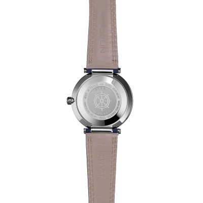 Vue de dos de la montre Montre Herbelin Newport – Slim – Bicolore & Cuir