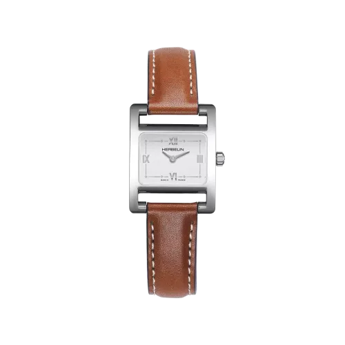 Photo montrant l'intégralité de la montre Montre Herbelin Ve Avenue – Quartz – Acier & Cuir Camel