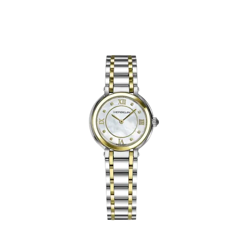 Photo montrant l'intégralité de la montre Montre Herbelin Galet – Quartz – Bicolore & Zirconium