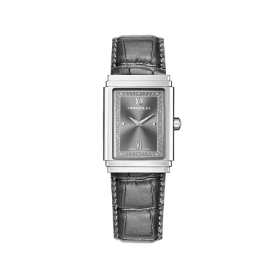 Photo montrant l'intégralité de la montre Montre Herbelin Art Déco – 1925’s – Anthracite