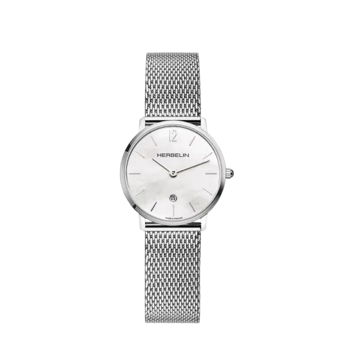 Photo montrant l'intégralité de la montre Montre Herbelin City – Quartz – Maille Milanaise