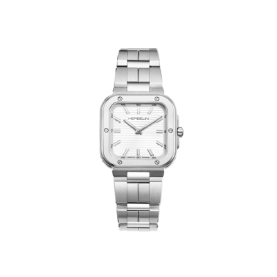 Photo montrant l'intégralité de la montre Montre Herbelin Cap Camarat – Square Dame – Blanc
