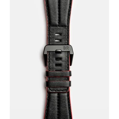 Vue complète de la montre BR-03 Chrono Blacktrack