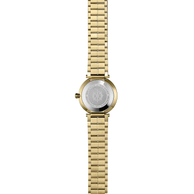 Vue de dos de la Montre Herbelin Newport – Slim Quartz – Acier & Nacre