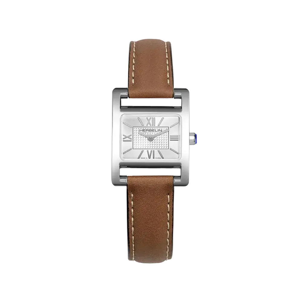 Photo montrant l'intégralité de la montre Montre Herbelin Ve Avenue – Quartz – Cuir Camel & Index