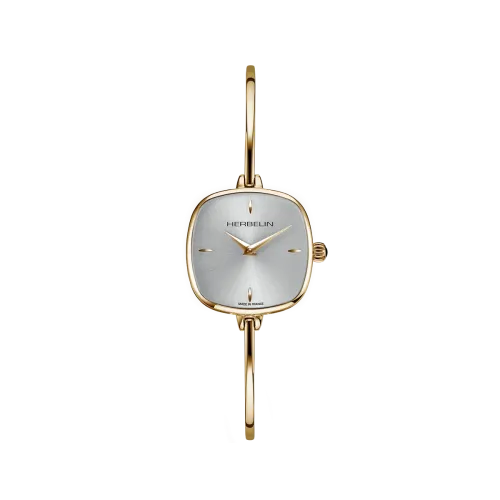 Photo montrant l'intégralité de la montre Montre Herbelin Fil – Quartz – PVD Or Jaune & Blanc