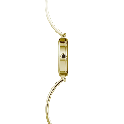 Vue profil de la montre Montre Herbelin Fil – Quartz – PVD Or Jaune & Blanc