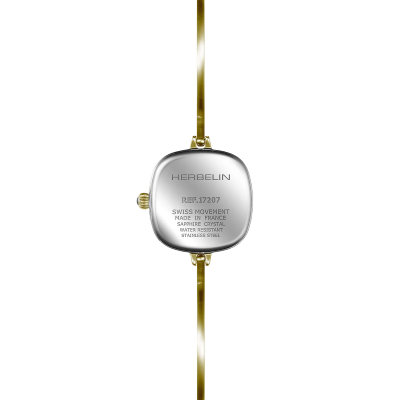 Vue de dos de la Montre Herbelin Fil – Quartz – PVD Or Jaune & Blanc