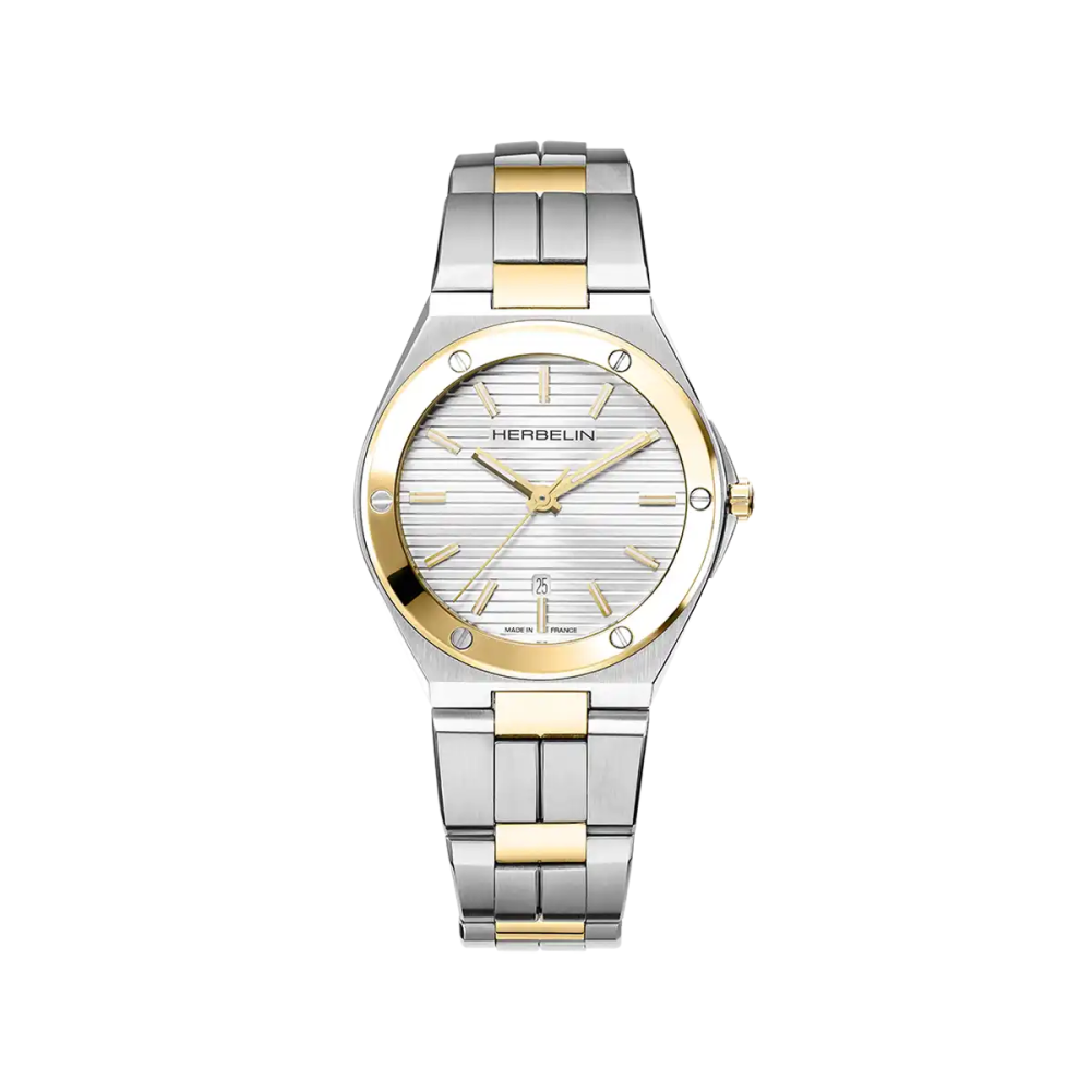 Photo montrant l'intégralité de la montre Montre Herbelin Cap Camarat – Quartz – Bicolore