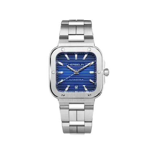 Montre Herbelin Cap Camarat Square – Automatique – Bleu & Acier