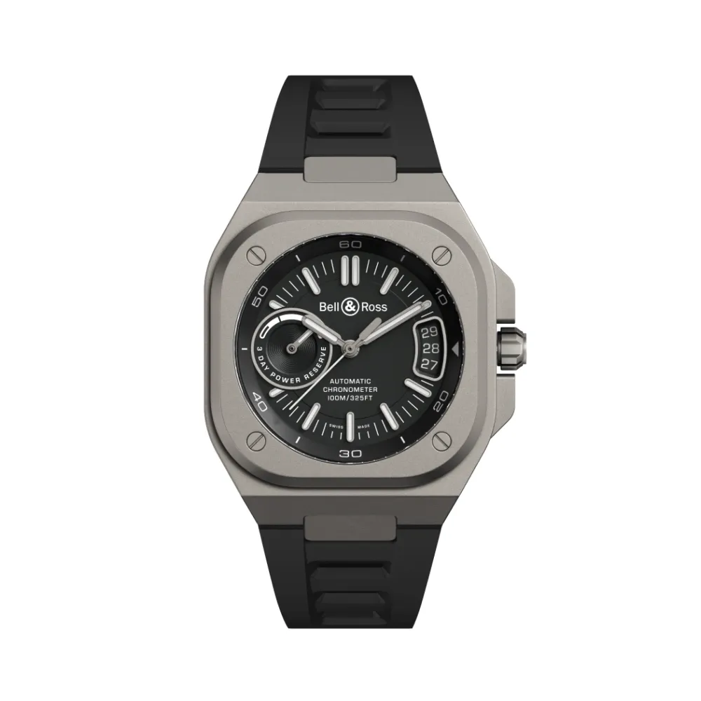 Photo montrant l'intégralité de la Bell & Ross BR-X5 Black Titanium