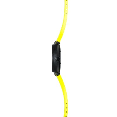 Vue profil de la montre Montre Herbelin Newport – Carbone Titane Automatique – Jaune