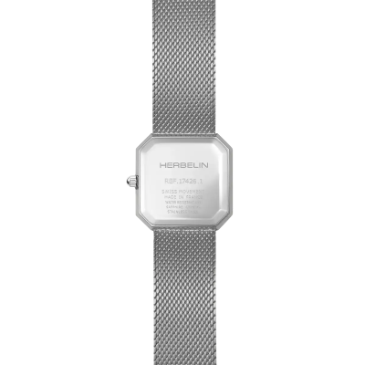 Vue de dos de la Montre Herbelin Octogône – Quartz – Acier & Index