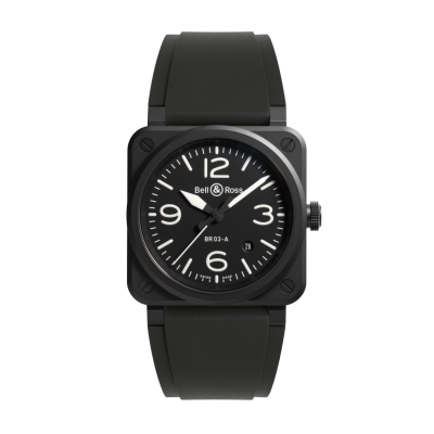 Photo montrant l'intégralité de la Montre Bell & Ross BR-03 Black Matte