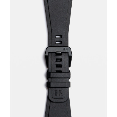 Vue du bracelet de la Montre Bell & Ross BR-03 Phantom équipée d’une boucle ardillon