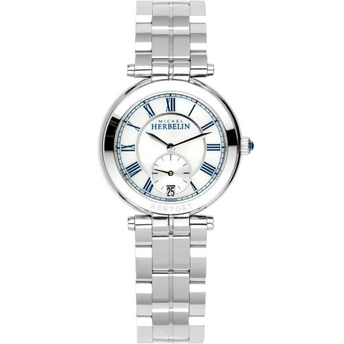 MONTRE HERBELIN NEWPORT CLASSICS - QUARTZ - ACIER/NACRE