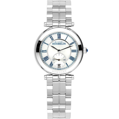 MONTRE HERBELIN NEWPORT CLASSICS - QUARTZ - ACIER/NACRE
