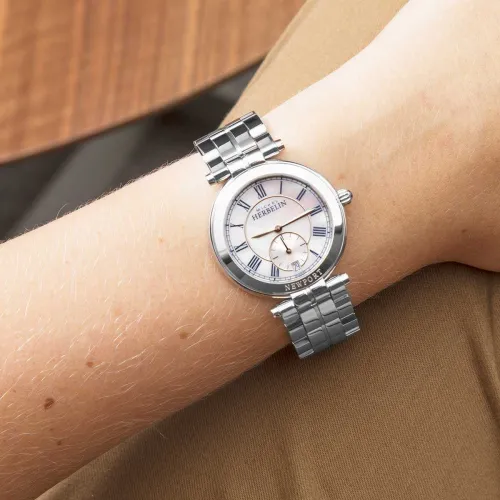 MONTRE HERBELIN NEWPORT CLASSICS - QUARTZ - ACIER/NACRE