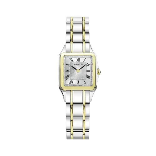 Vue intégrale de la Montre Herbelin Luna – Quartz – Two-Tone Steel