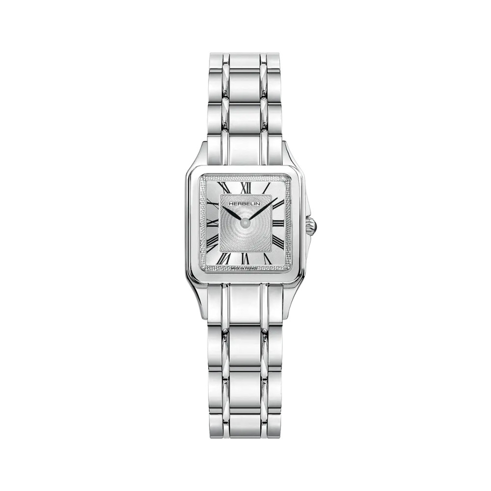 Vue intégrale de la Montre Herbelin Luna – Quartz – Acier