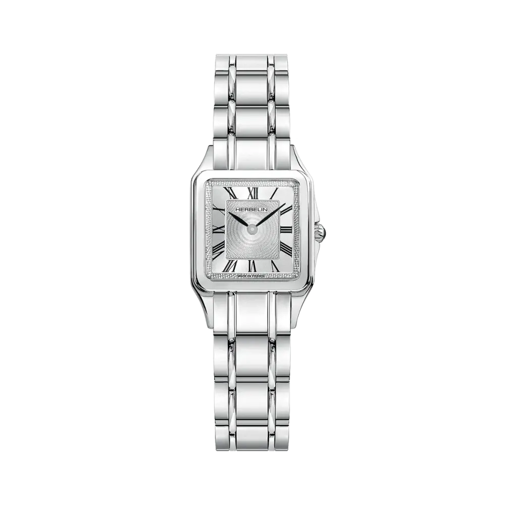 Vue intégrale de la Montre Herbelin Luna – Quartz – Acier