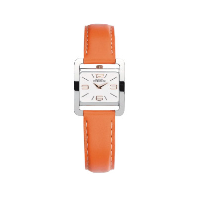 Vue intégrale de la Montre Herbelin Ve Avenue – Quartz – Acier & Orange