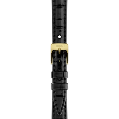 Vue de boucle de la Montre Tissot SRV Cuir Cadran Nacre Noire