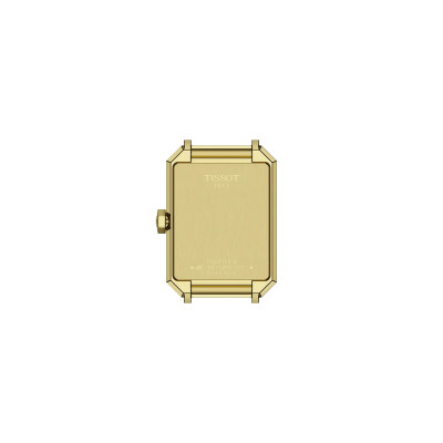 Vue de dos de la Montre Tissot SRV Cuir Cadran Nacre Noire