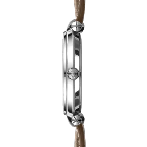 Vue intégrale de la Montre Herbelin Newport – Quartz – Brun & Cuir Bru