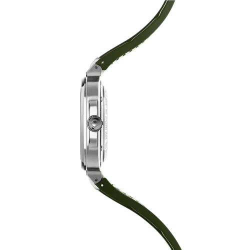 Vue complète de la Montre Herbelin Cap Camarat Square – Quartz – Kaki & FKM