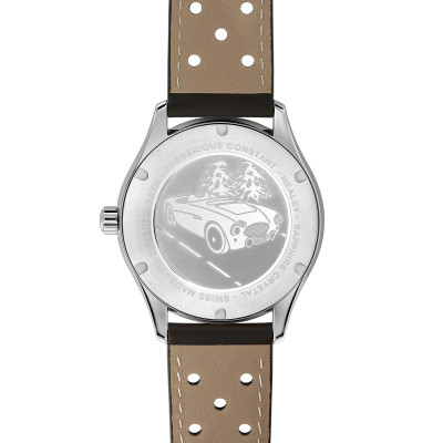 Vue de profil de la montre Montre Frederique Constant Classics Vintage Rally Healey Automatic.