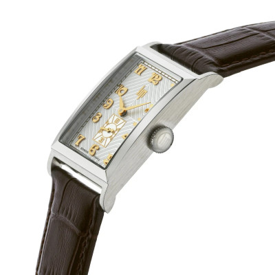 Vue profil montrant la couronne de la montre Montre Lip Churchill T24