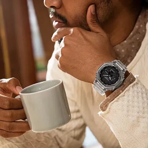 Photo montrant l'intégralité de la montre Montre Casio G-Shock GA-2100SKE-7A